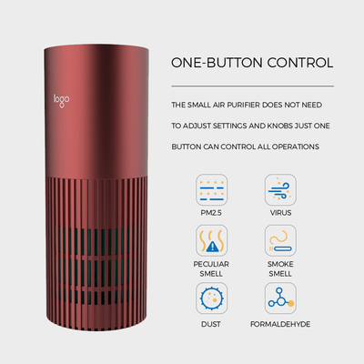 Purificador iónico del aire del coche del purificador del aire de la luz UV HEPA de Easycare y cargador USB dual