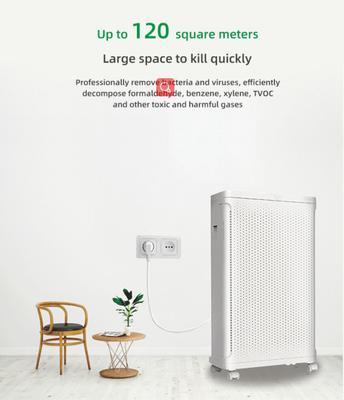 La ión negativo 800 pies cuadrados ventila el color blanco CADR 1600m3/H del purificador